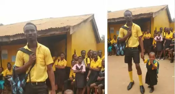 Unbelievable: 40 Year Old Man Goes Back Into Primary School To Complete His Education